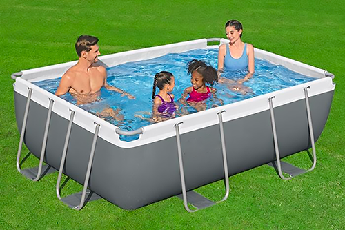 PISCINA RIGIDA RETTANGOLARE "ISEO 56629 BESTWAY" 282X196X84HCM - Di Liello Ferramenta