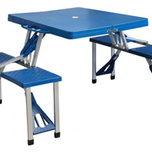 SET TAVOLO+SEDIE PIEGHEVOLI ALLUMINIO BLU - Di Liello Ferramenta
