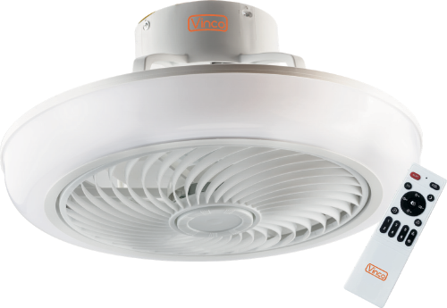 VENTILATORE DA SOFFITTO SENZA PALE Ø40CM C/LUCE BIANCO - Di Liello Ferramenta